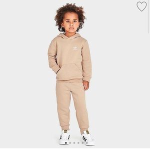 KIDS' TODDLER ADIDAS ORIGINALS HOODIE AND JOGGER PANTS SET - 🍑